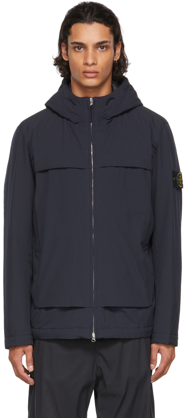 stone island navy jacket