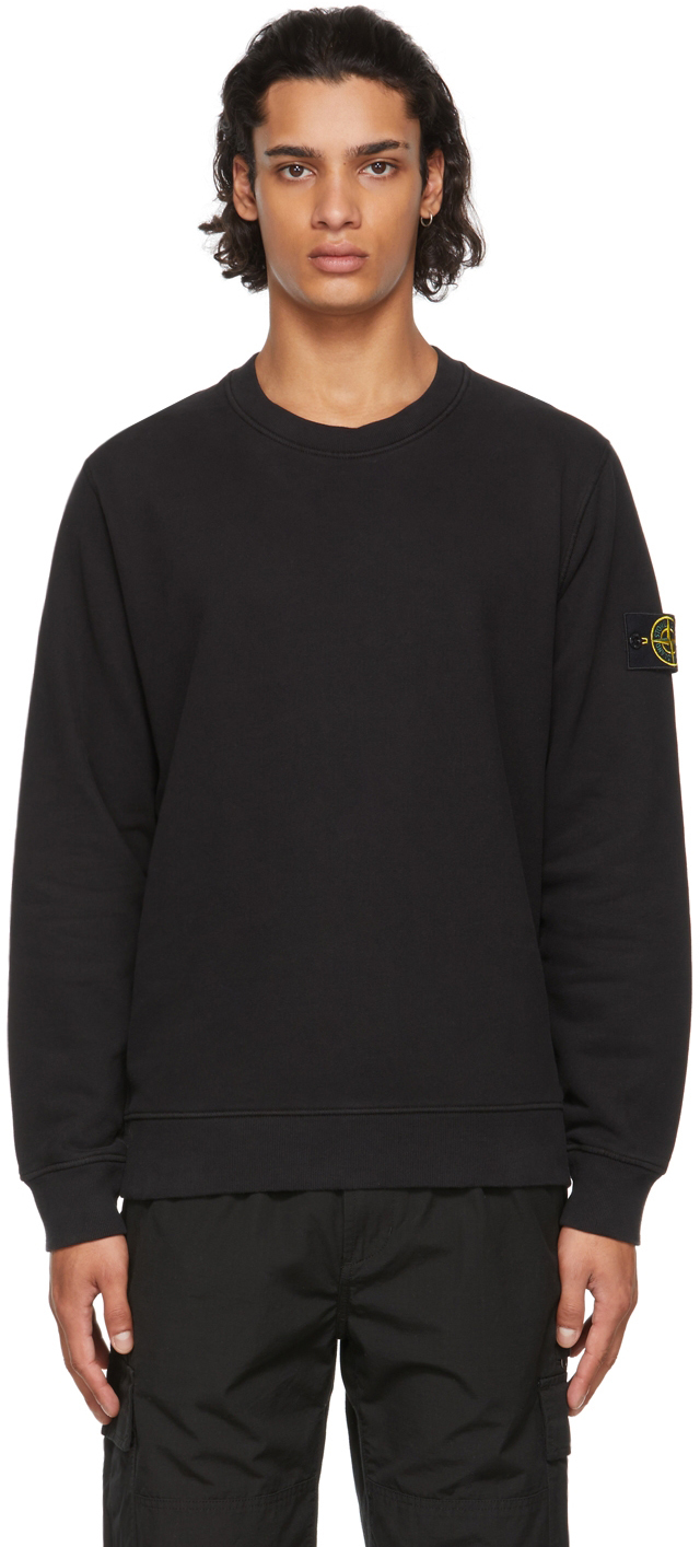 Black Classic Crewneck Sweatshirt