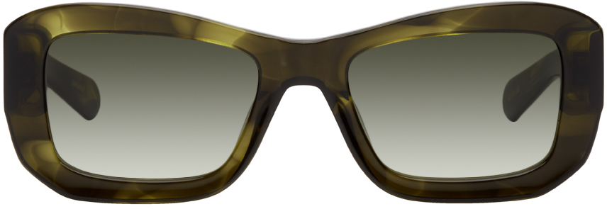 FLATLIST EYEWEAR Green Norma Sunglasses