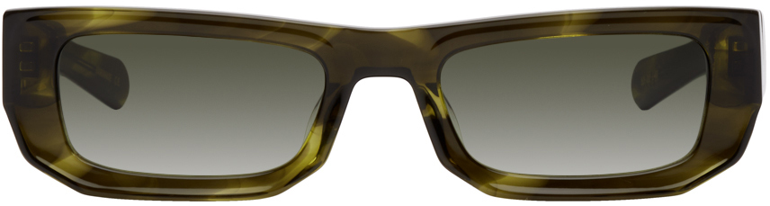FLATLIST EYEWEAR Green Bricktop Sunglasses