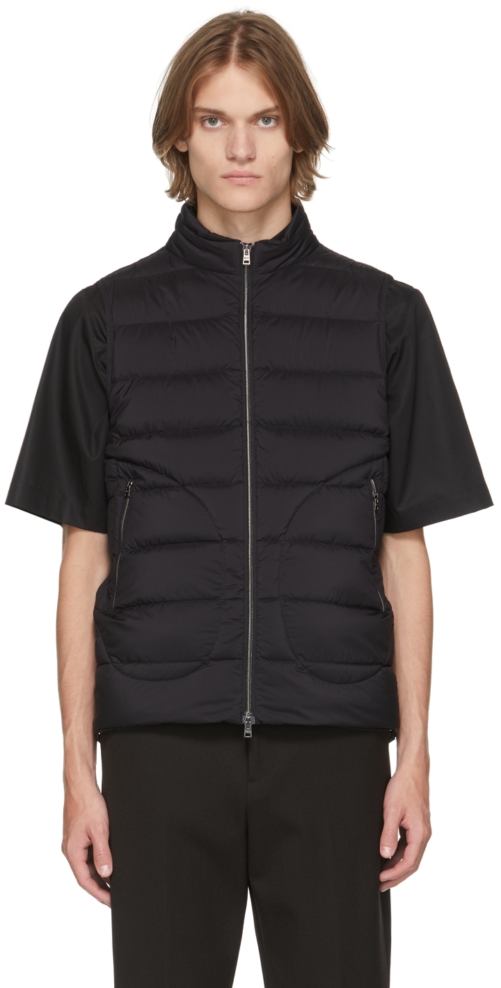 Herno Black Down Il Gilet Vest