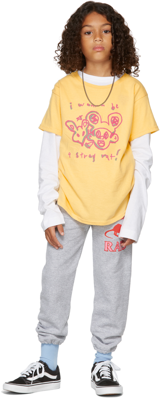 SSENSE Exclusive Kids Cotton RatGirl T-Shirt Ssense Abbigliamento Top e t-shirt T-shirt T-shirt a maniche corte 
