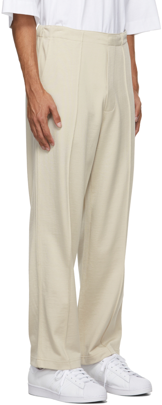 Lady White Co. Off-White Band Trousers | Smart Closet