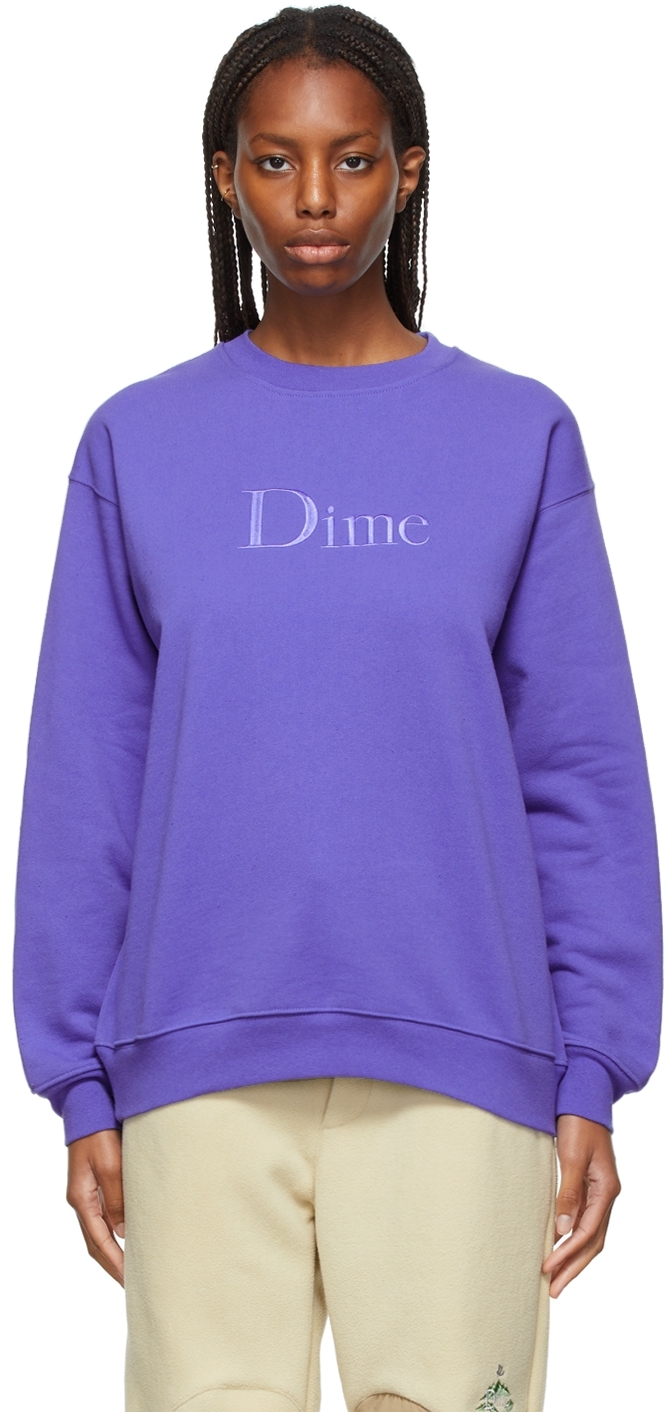 Dime Classic Embroidered Logo Sweatshirt | Smart Closet