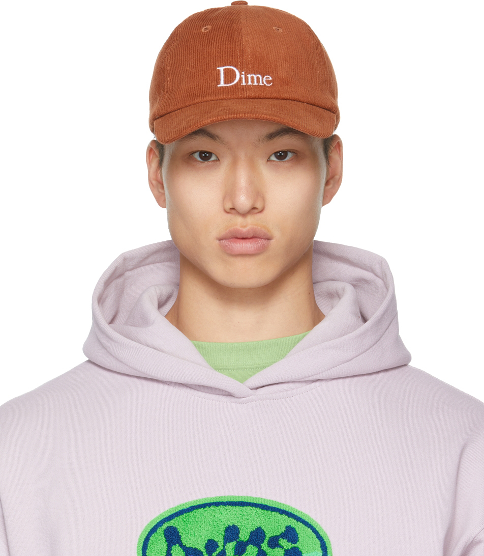 Dime Classic Corduroy Cap In Burnt 