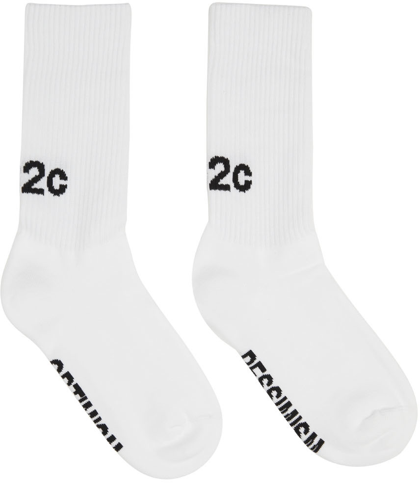 032C ゼロ スリー トゥー シー Nero 032c logo long socks ソックス メンズ 春夏2022 SS22A1020M 関税  送料無料 ラッピング無料 ik Shinsaku Teiban - 靴下 - techwinlabs.com