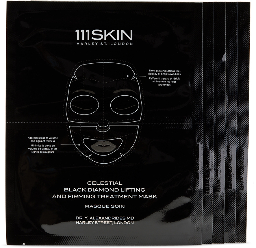 111 Skin Five Pack Celestial Black Diamond Lifting And Firming Face Mask 31 mL