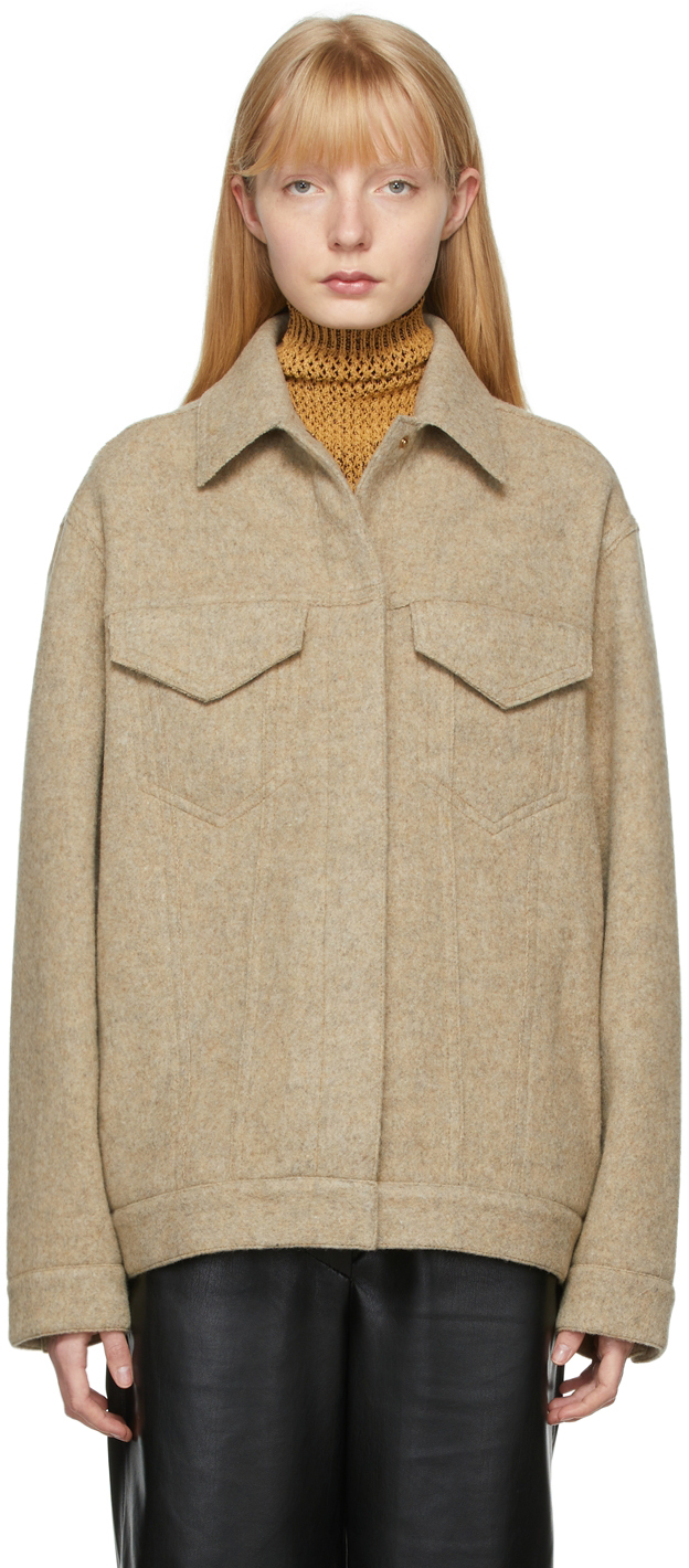 off white bear jacket