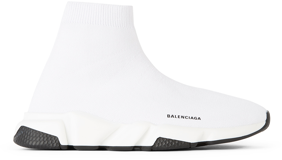 Koppeling Intensief de eerste Kids White Speed Sneakers by Balenciaga Kids | SSENSE