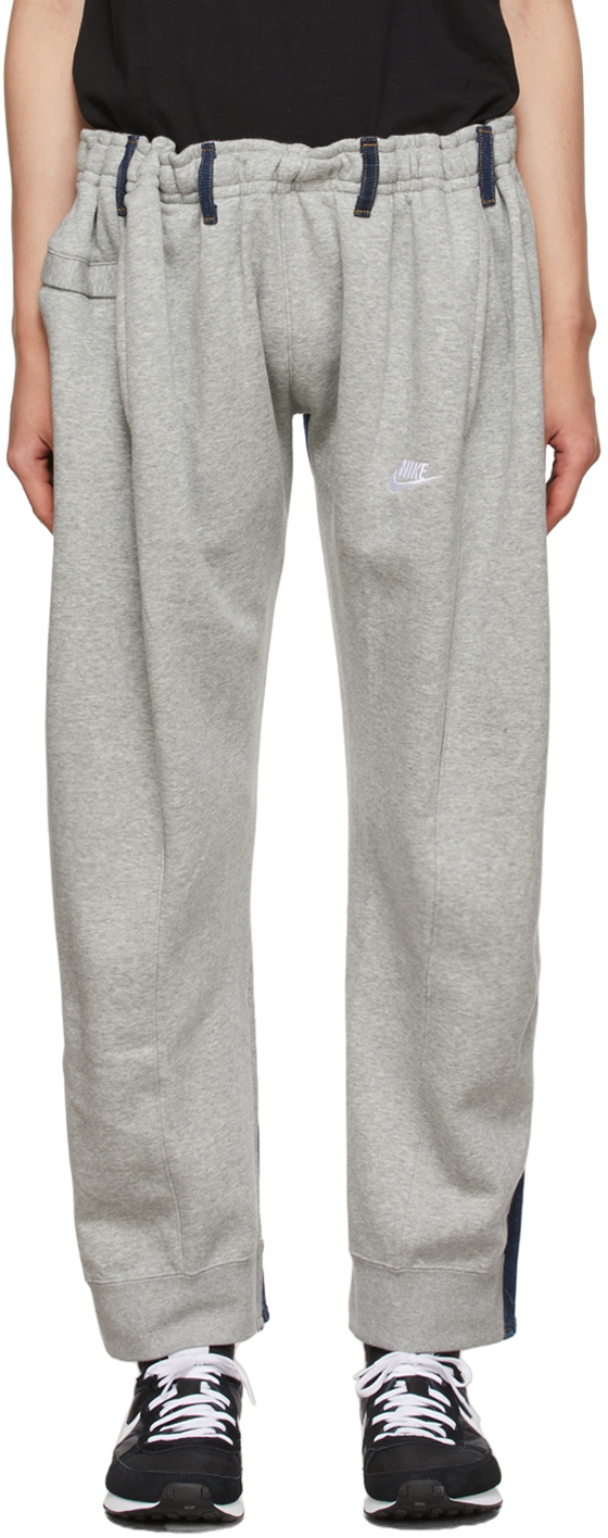 Bless Grey & Blue Overjogging Jeans Lounge Pants | Smart Closet