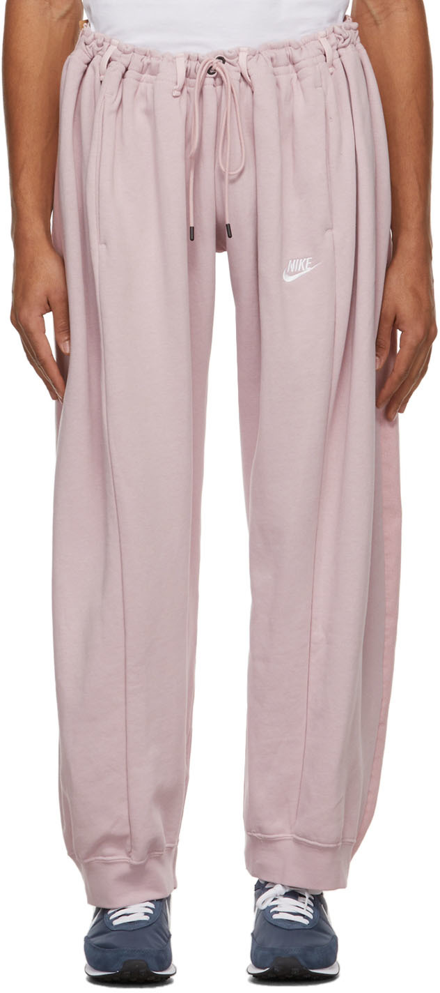 Bless: Pink Overjogging Jeans Lounge Pants | SSENSE