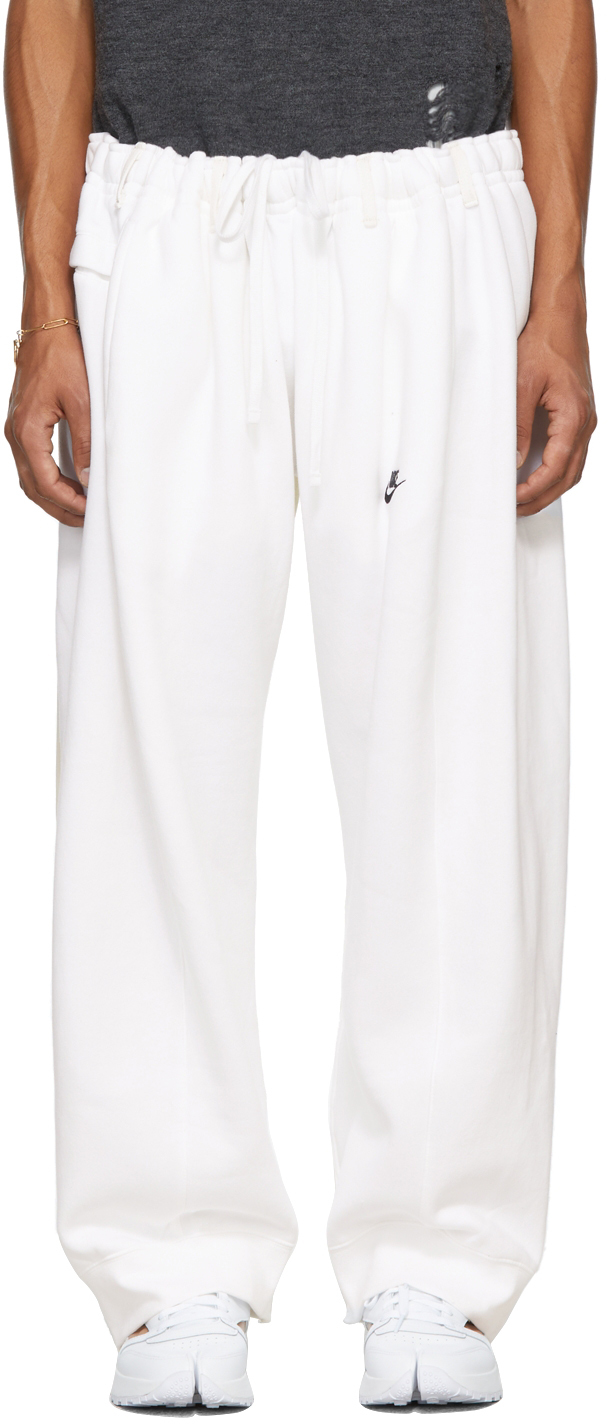 SSENSE Exclusive White Overjogging Jeans Lounge Pants