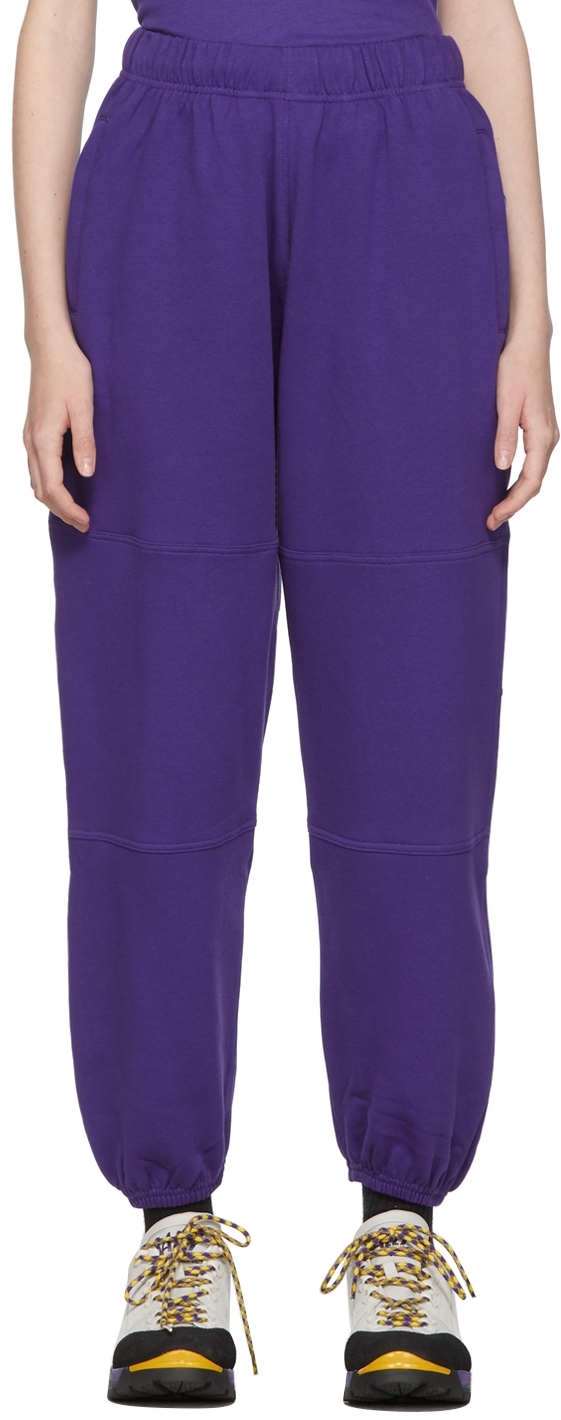 Bally Hike Purple Fleece Lounge Pants