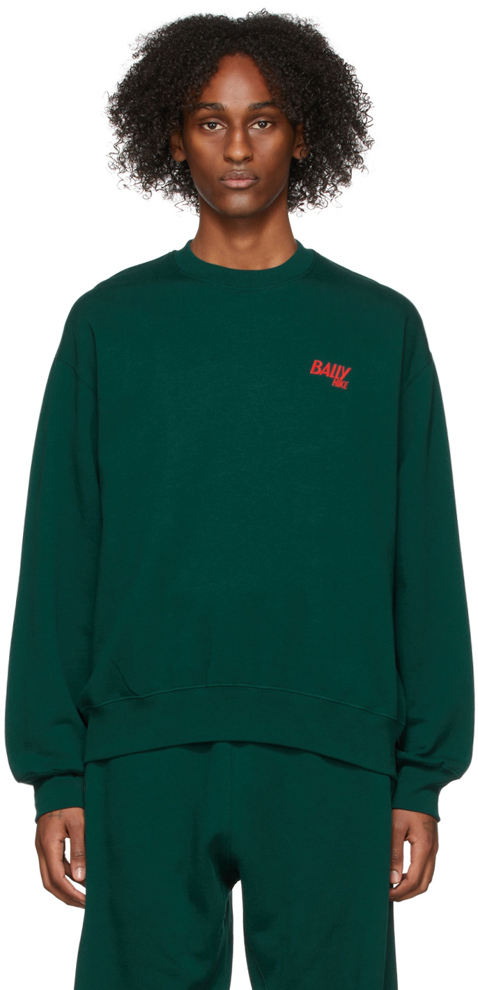 Bally Hike Green Logo Sweatshirt
