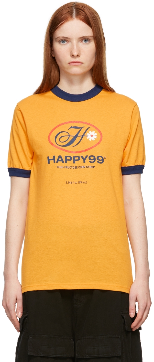 Happy99 Happy Time Ringer fashion Tee + Fructose Tee Bundle