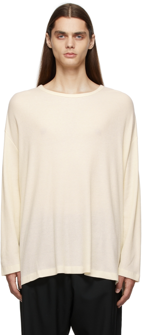 Off-White Waffle Thermal Long Sleeve T 