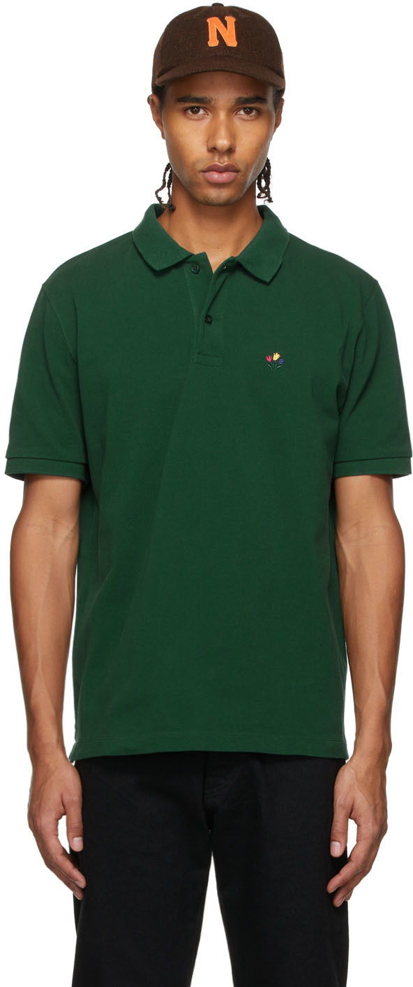 Noah Green Paisley Polo | Smart Closet