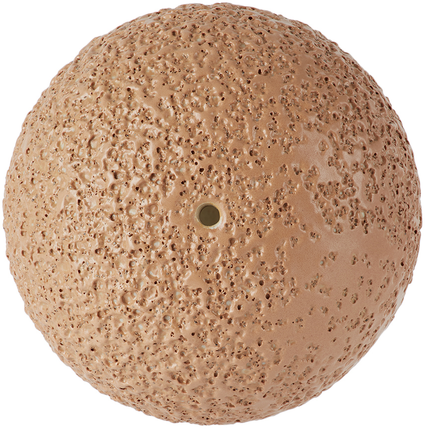 Marloe Marloe Brown Canyon Grounded Incense Holder In Umber