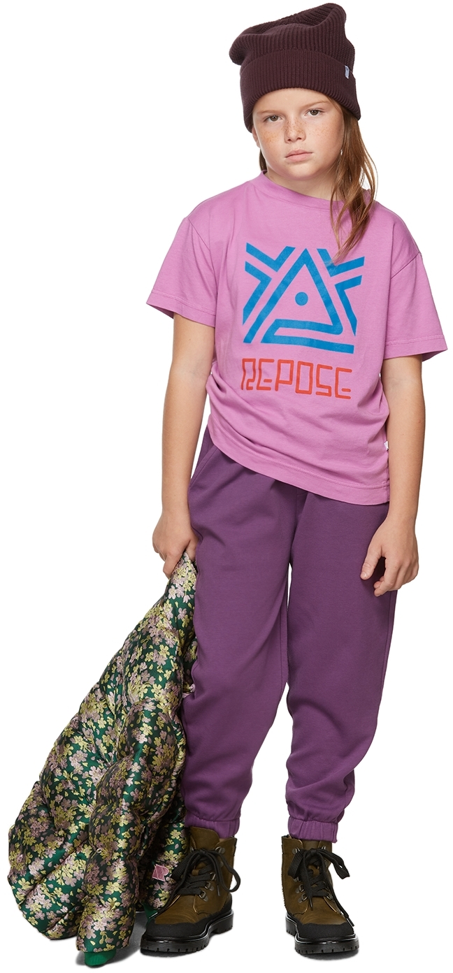 Kids Purple Violet Orchid T-Shirt