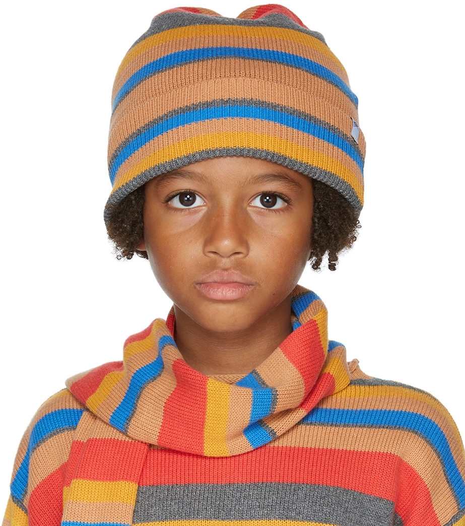 Kids Multicolor Knit Beanie SSENSE Accessories Headwear Beanies 