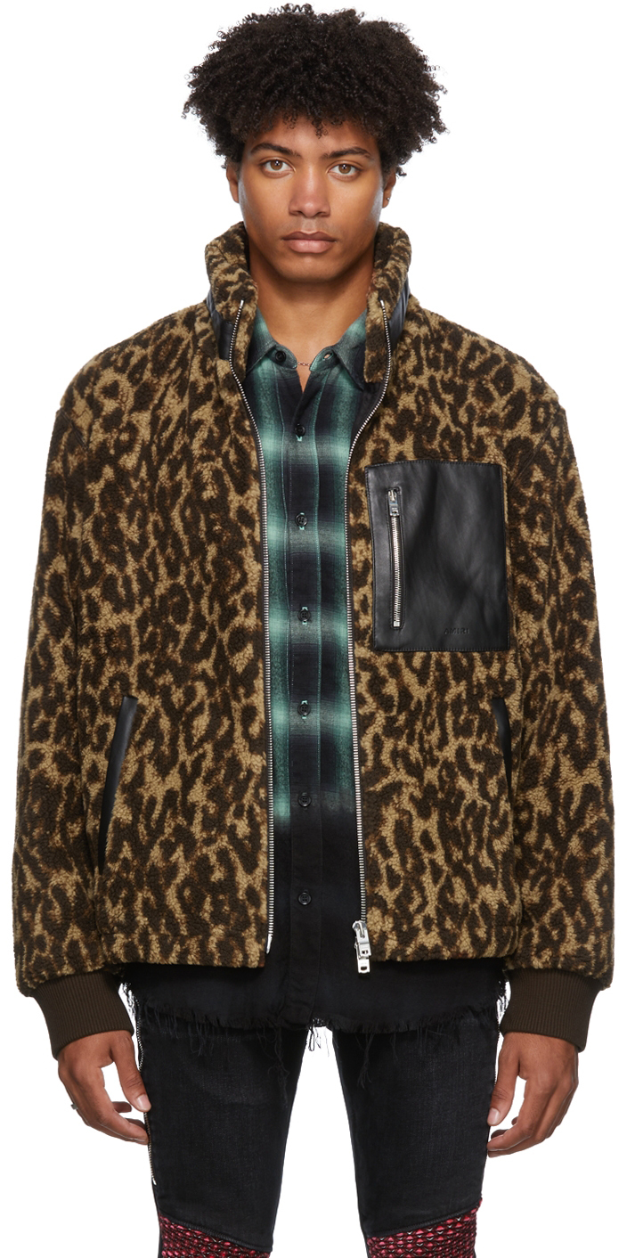 leopard fleece jacket