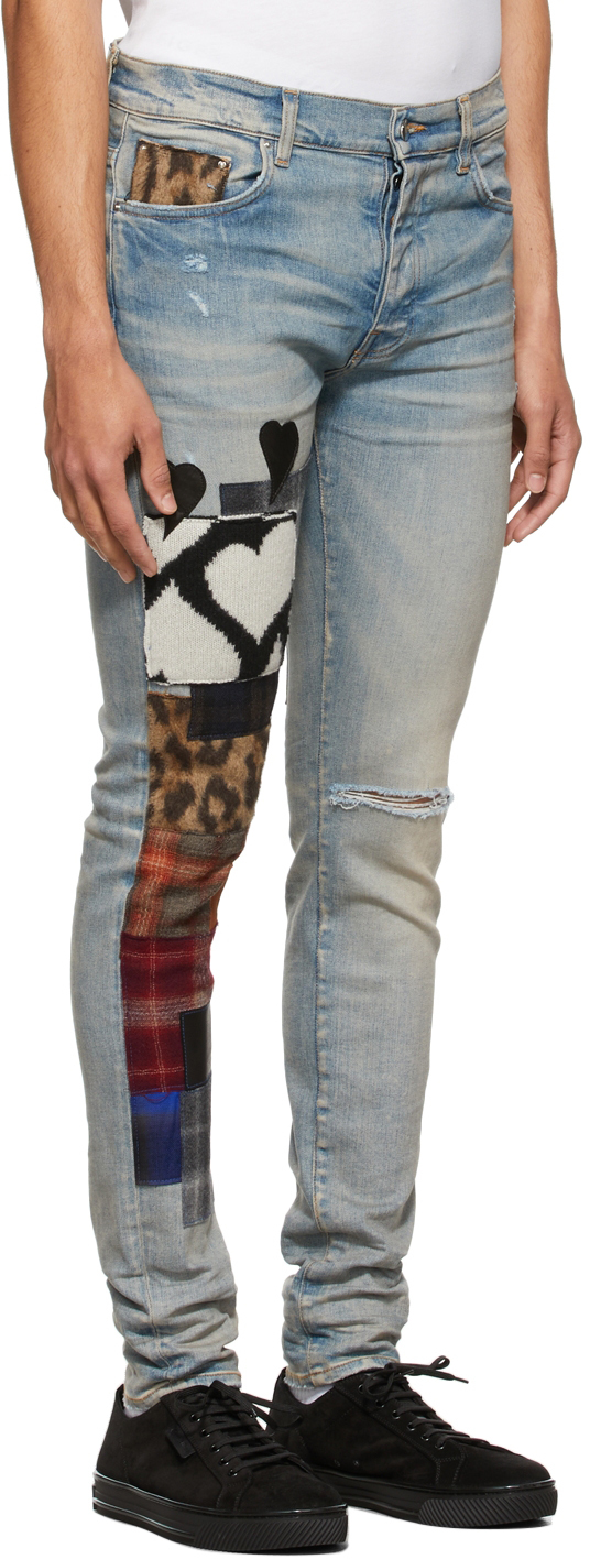 AMIRI Blue Art Patch Jeans | Smart Closet