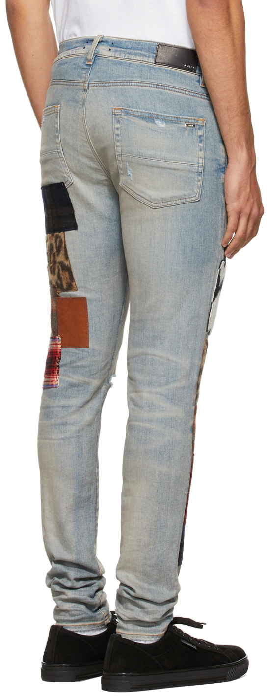 AMIRI Blue Art Patch Jeans | Smart Closet