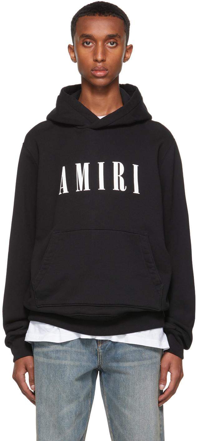 AMIRI Black Core Logo Hoodie | Smart Closet