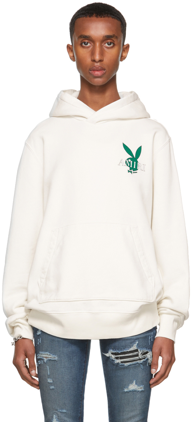 AMIRI Off-White Playboy Edition Cover Bunny Hoodie
