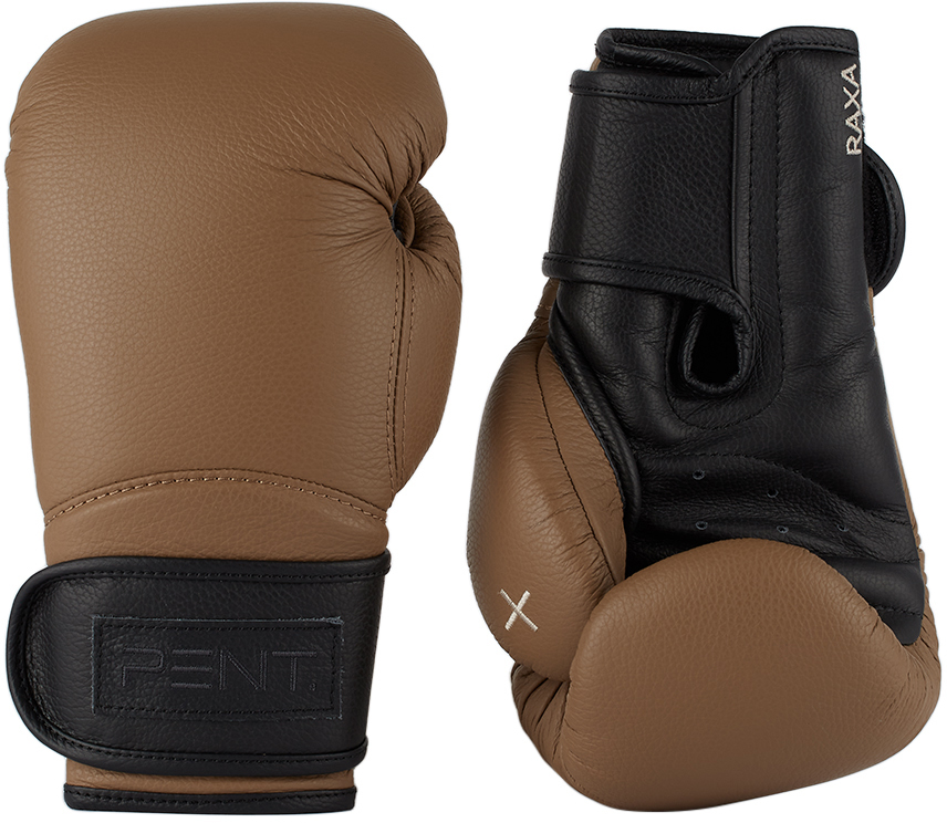 Brown & Black RAXA™ Luxury Boxing Gloves
