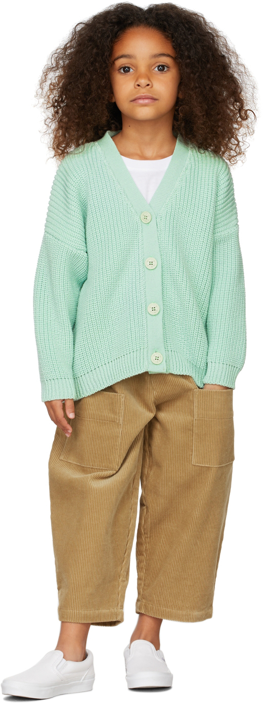 Ssense Abbigliamento Maglioni e cardigan Cardigan Kids Green Shane Cardigan 