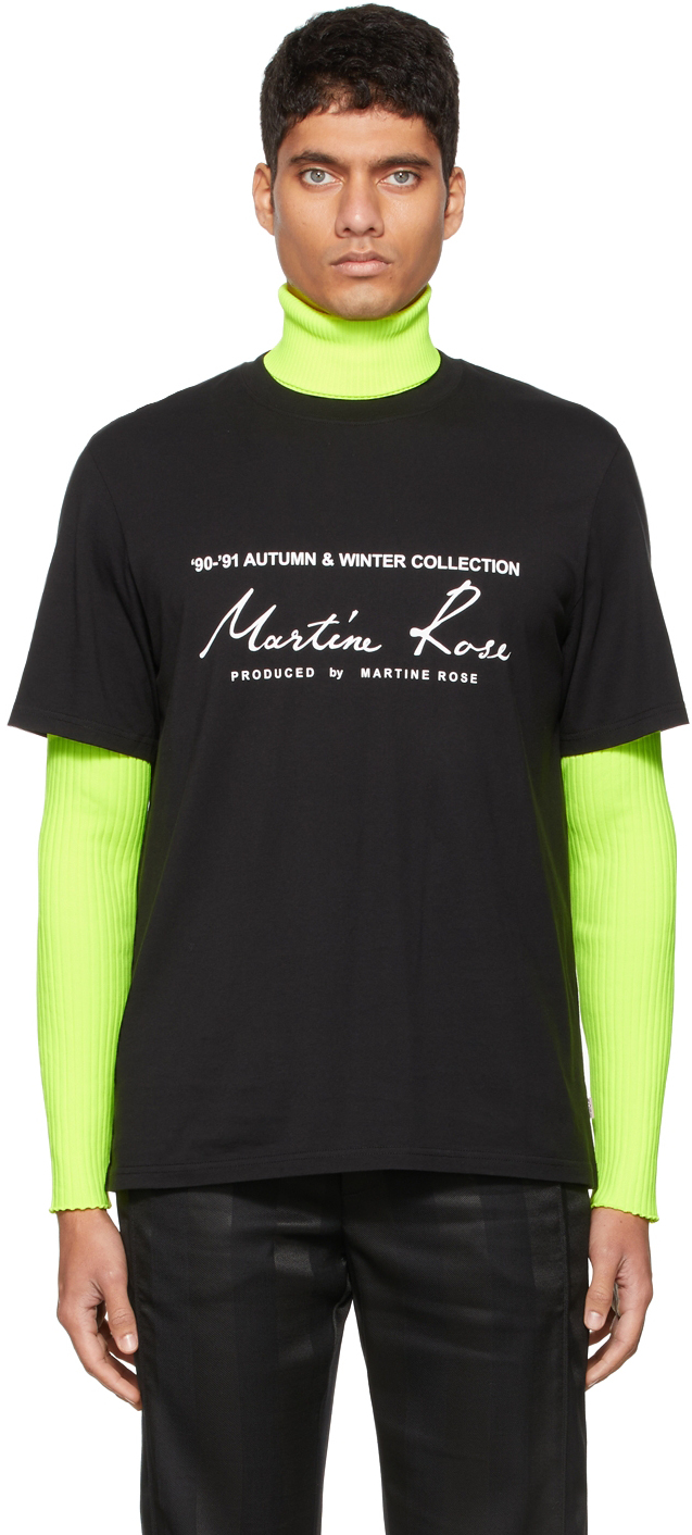 Martine Rose Black T-Shirt