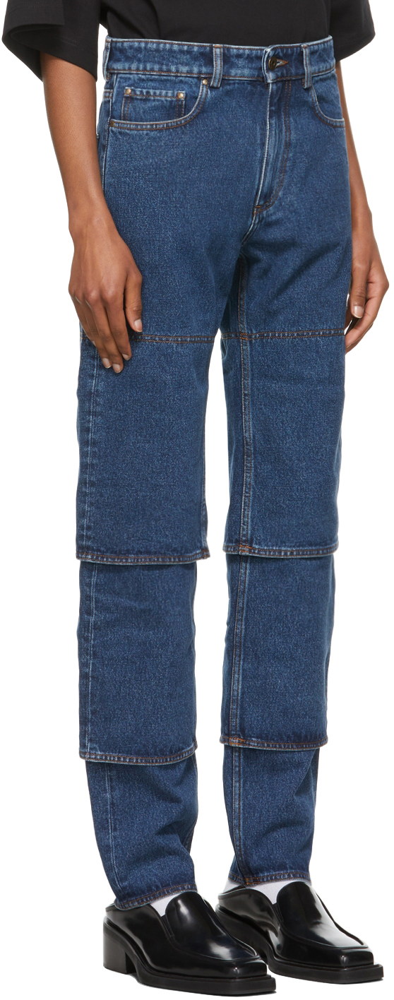 Y/Project Navy Classic Multi Cuff Jeans | Smart Closet