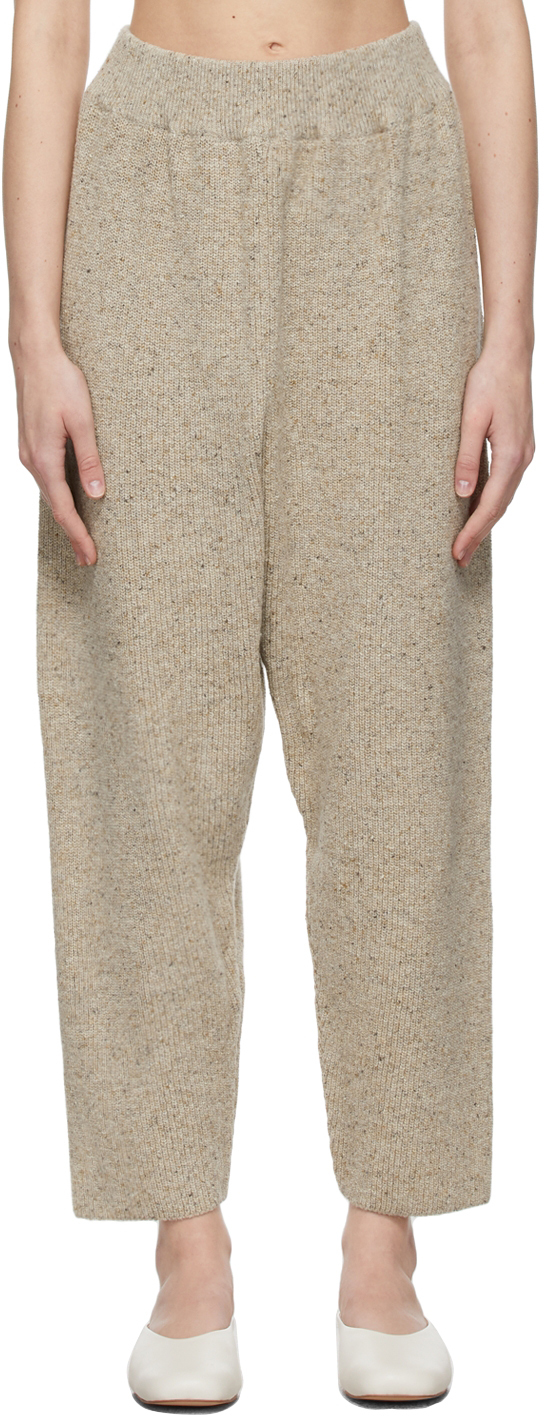 CORDERA Beige Soft Wool Lounge Pants