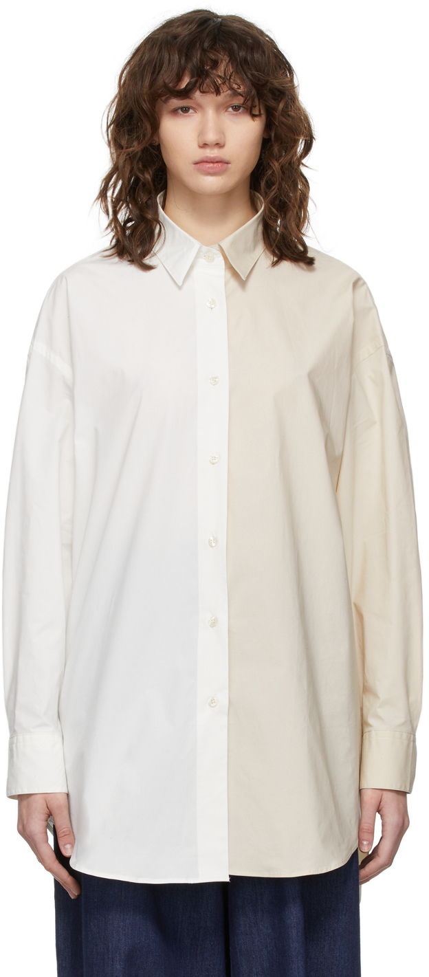 CORDERA Off-White & Beige Button Shirt