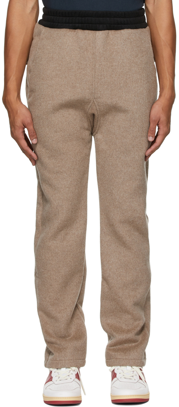 Rhude Brown Wool Lounge Pants