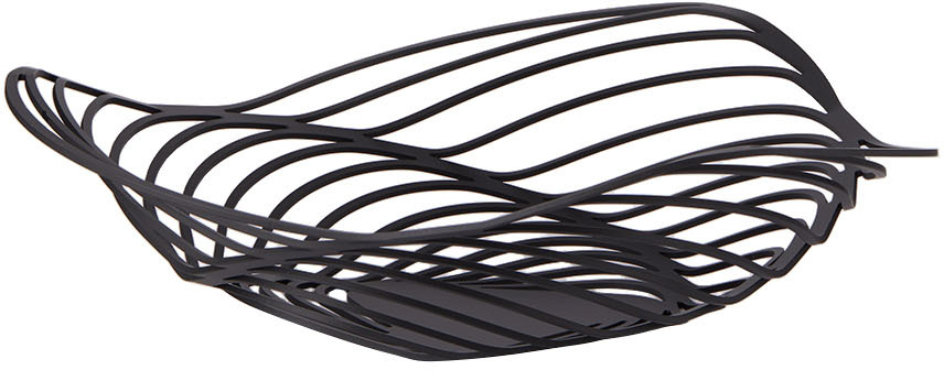Alessi Black Trinity Center Piece In Black
