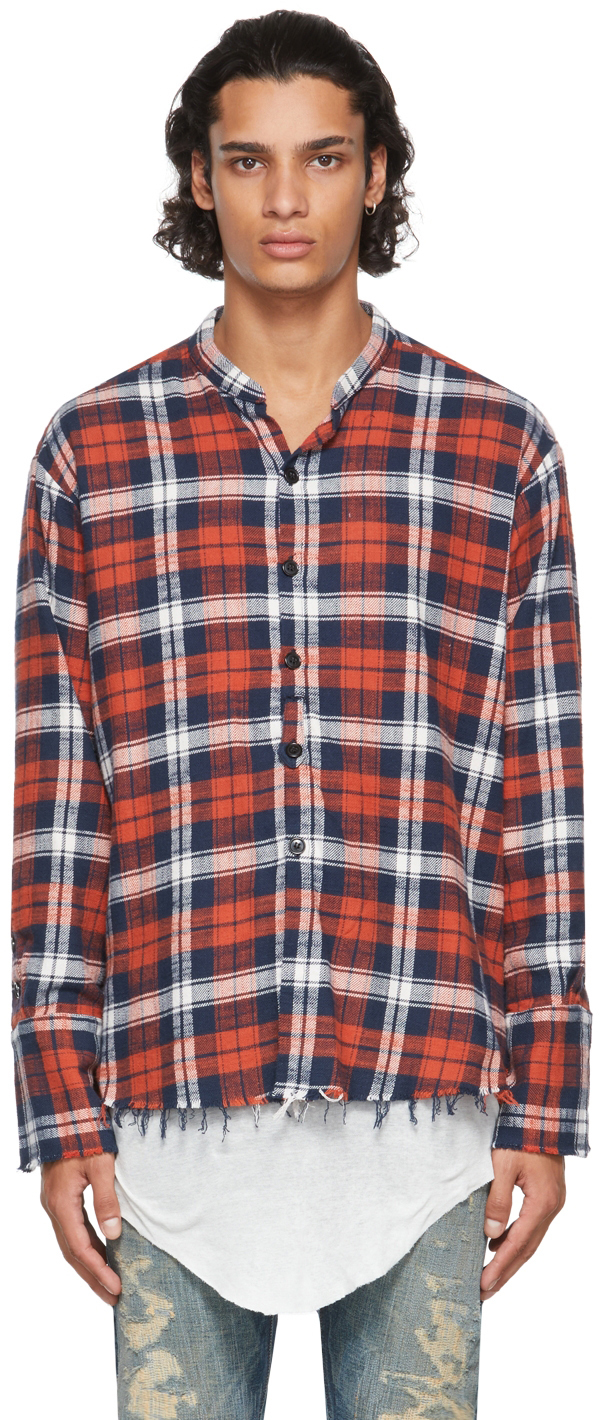 週末限定直輸入♪ Greg Lauren studio shirts（Red） | ccfl.ie