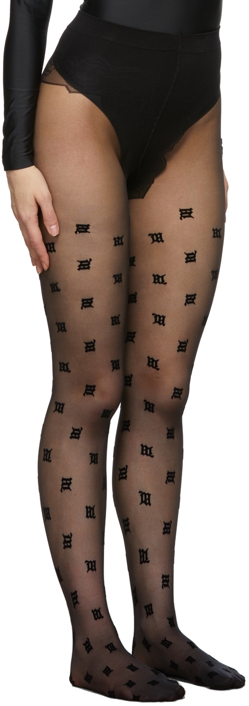 monogram tights