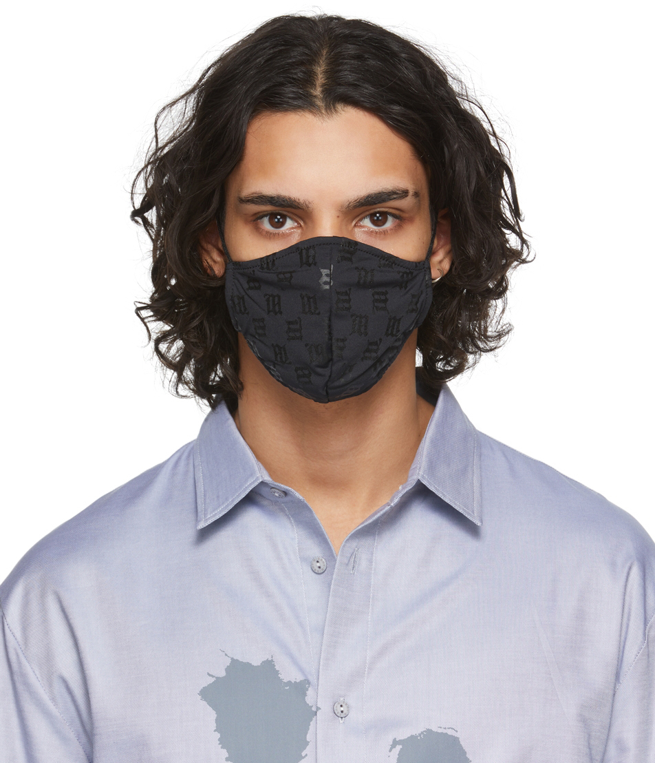 MISBHV Beige Monogram Face Mask – BlackSkinny