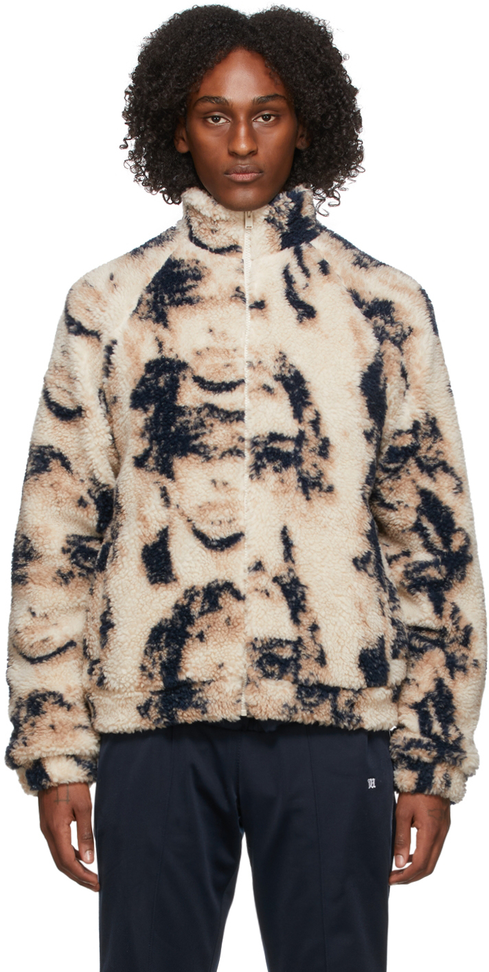 Misbhv Tamara Fleece Jacket All-over Printed Fleece Jacket In Mlc 