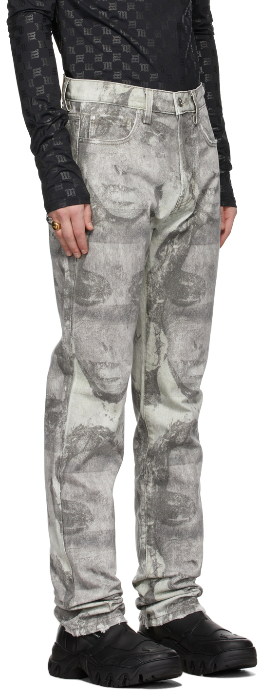 MISBHV monogram-print Carpenter Jeans - Farfetch