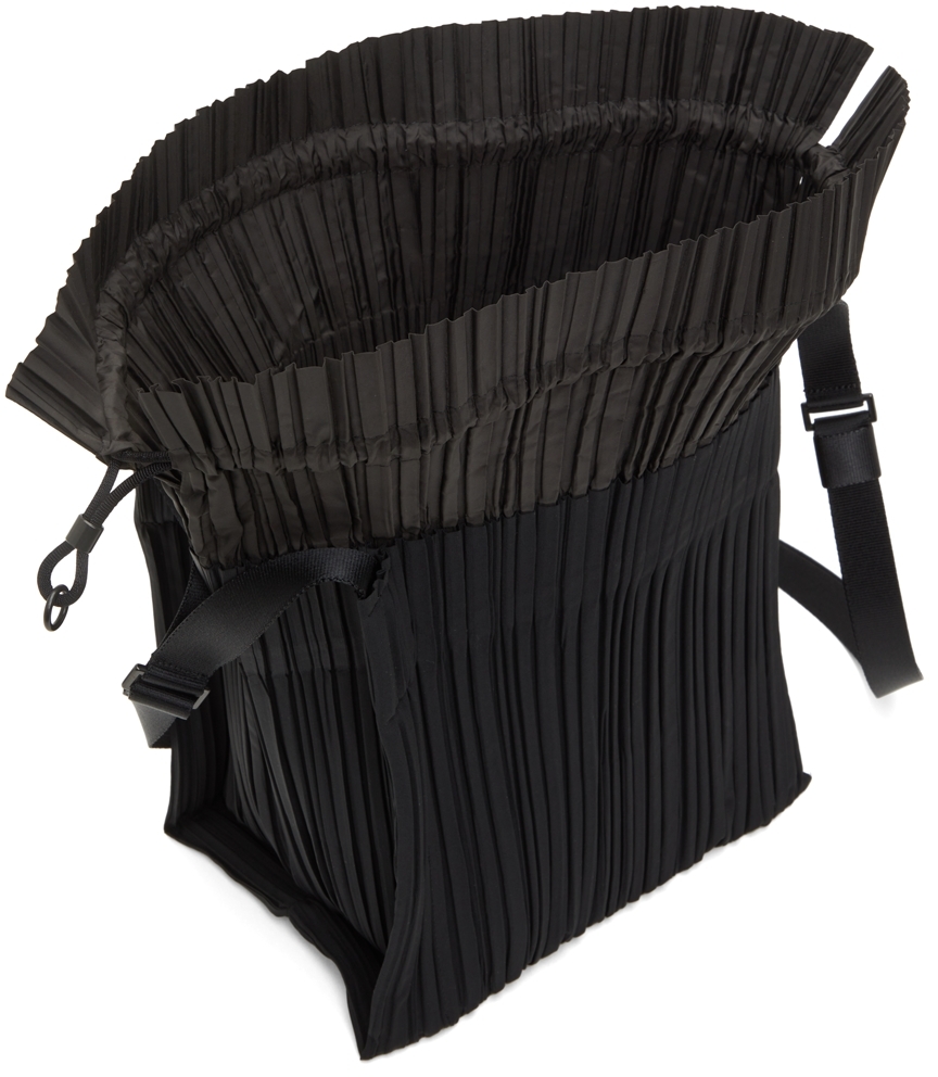 Pleats Please Issey Miyake Black Small Square Pleats Shoulder Bag -  ShopStyle