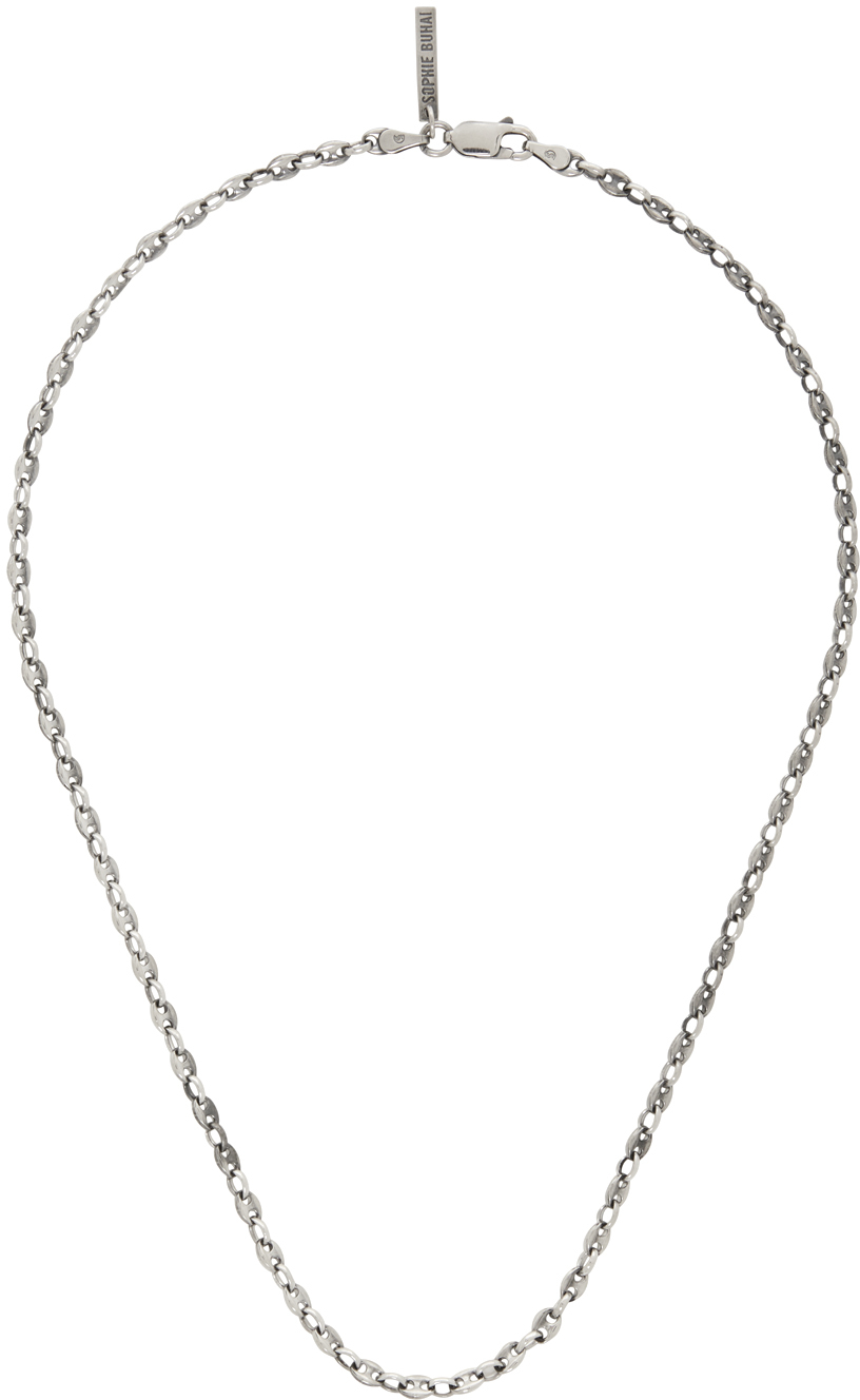Silver Classic Delicate Chain Necklace by Sophie Buhai on Sale