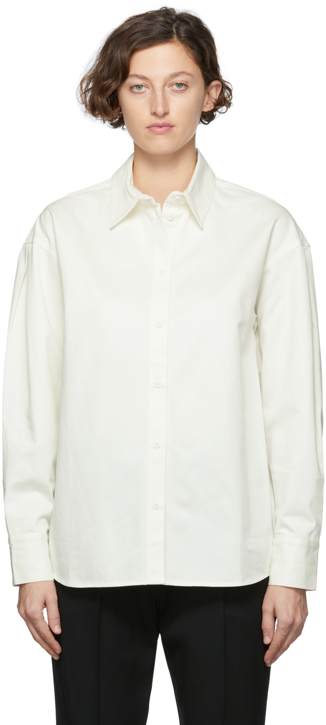 CAES Off-White Relaxed Blouse