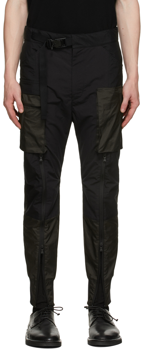 Black Fragment Tactical Cargo Pants