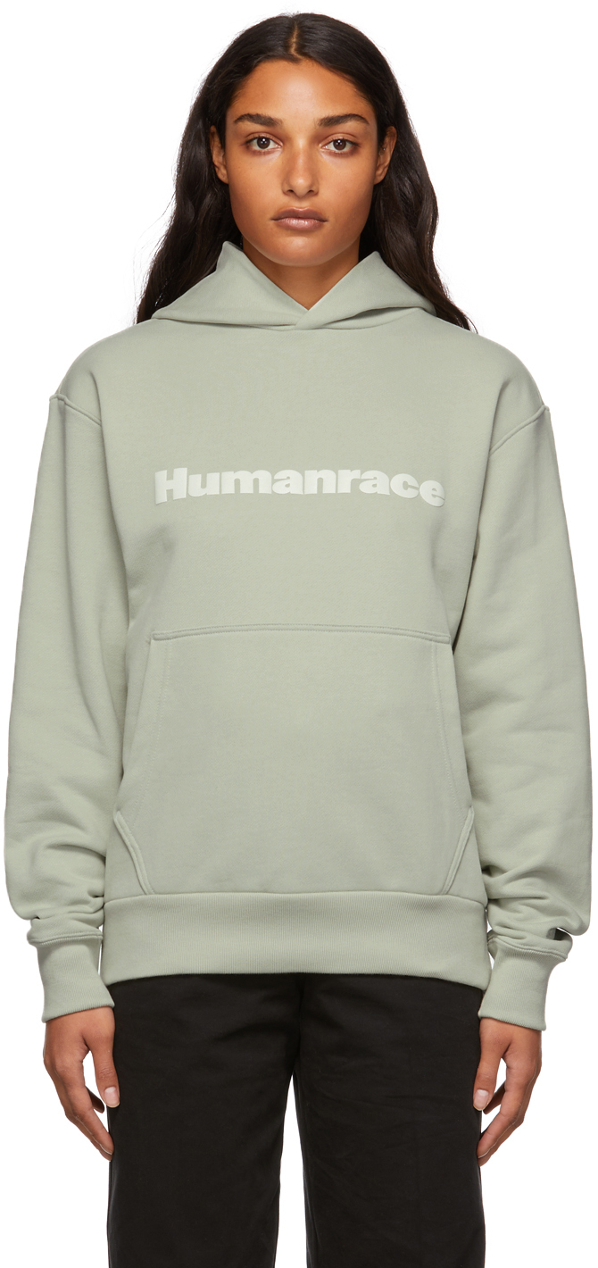 fondo de pantalla Comida pausa adidas x Humanrace by Pharrell Williams: SSENSE Exclusive Humanrace Tonal  Logo Hoodie | SSENSE