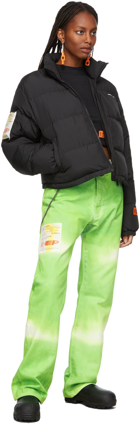 Heron Preston Logo Patch Puffer Jacket Heron Preston