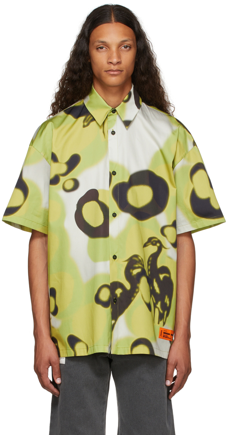 Heron preston green shirt Clearance