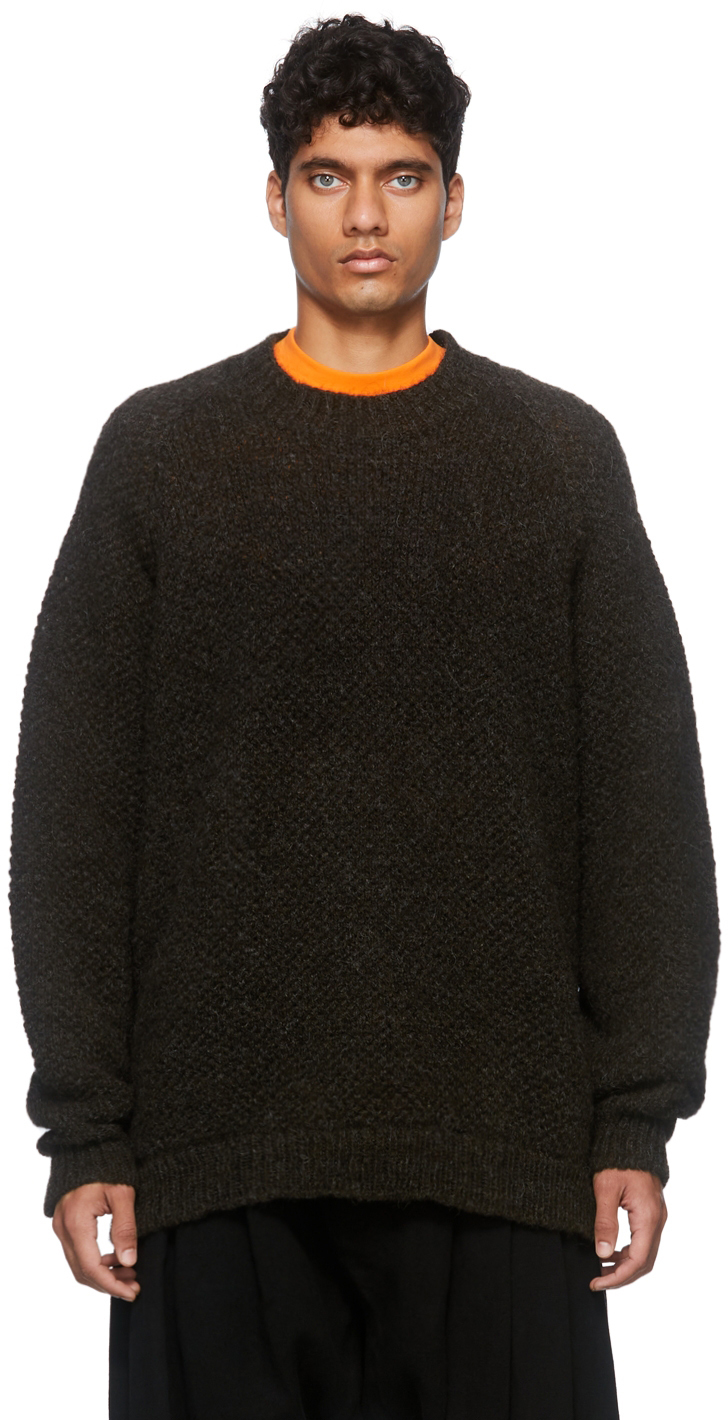 Jan-Jan Van Essche: Brown Knit #52 Sweater | SSENSE